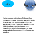 Die .at Domain bietet Platz für eine Vielzahl von Online-Projekten