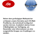 Eine eigene .de Domain ist der Schlüssel zur Präsenz deutscher Unternehmen de domain sau günstig