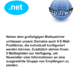 Die .net Domain bietet Platz für eine Vielzahl von Online-Projekten