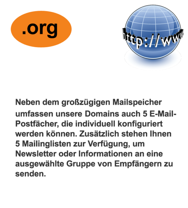 Die .orgDomain bietet Platz für eine Vielzahl von Online-Projekten Die .orgDomain bietet Platz für eine Vielzahl von Online-Projekten