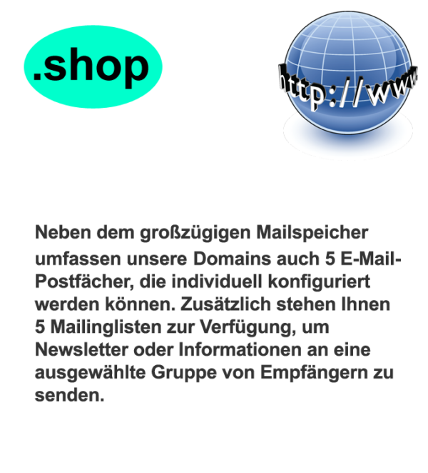 Die .shop Domain bietet Platz für eine Vielzahl von Online-Projekten Die .shop Domain bietet Platz für eine Vielzahl von Online-Projekten
