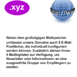 Die .xyz Domain bietet Platz für eine Vielzahl von Online-Projekten