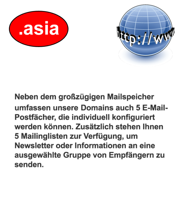 asia_domain Sichern Sie sich jetzt eine .asia Domain zu einem unschlagbaren Aktionspreis